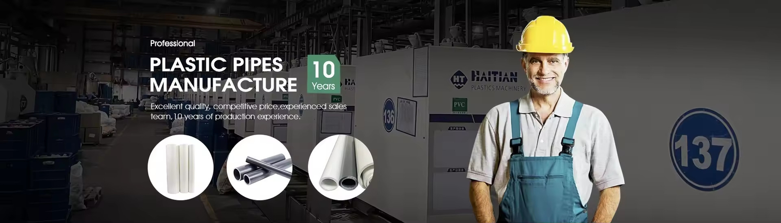 Tuyaux en plastique