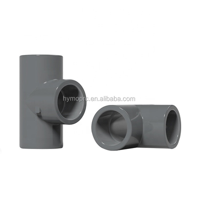 Couleur PN10 en UPVC pour raccords de plomberie d'approvisionnement en eau dans la norme DIN