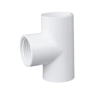 Les raccords de tuyaux en PVC de couleur blanche pour la salle de bain et la personnalisation du moulage