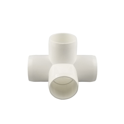 Les raccords de tuyaux en PVC de couleur blanche pour la salle de bain et la personnalisation du moulage