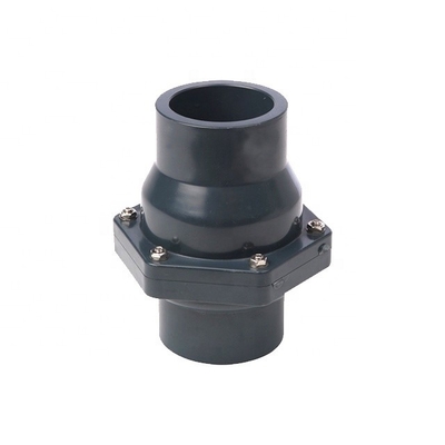 Ventilateur de contrôle à bille en PP pour pompe à puits haute pression Matériau de plomberie 1/2 &quot;-4&quot; Couleur grise