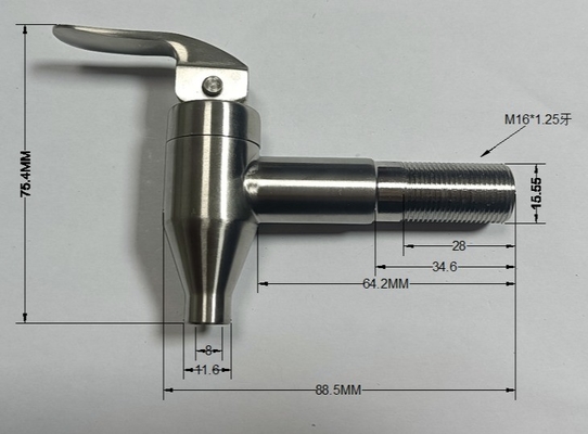 Valve en acier inoxydable noyau distributeur de boissons modernes robinet pour pont à trou unique monté