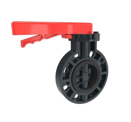 6&quot; de diamètre PVC soupape papillon dans les soupapes Sanitaire de l'eau avec PP boule et PVC