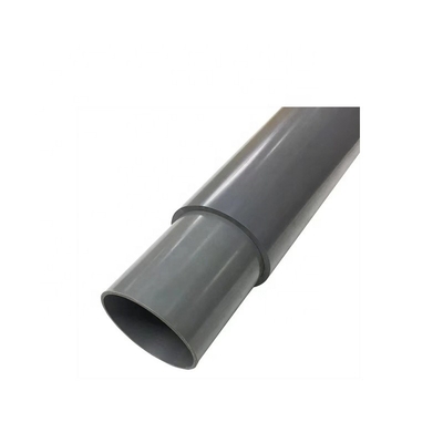 Pipe ronde en PVC de 4 pouces supportée par OEM/ODM pour l'approvisionnement en eau