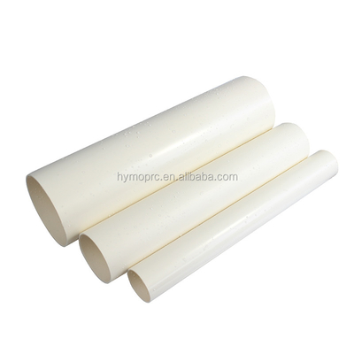 Tuyaux en PVC de 8 pouces de couleur blanche pour le drainage professionnel Vente directe