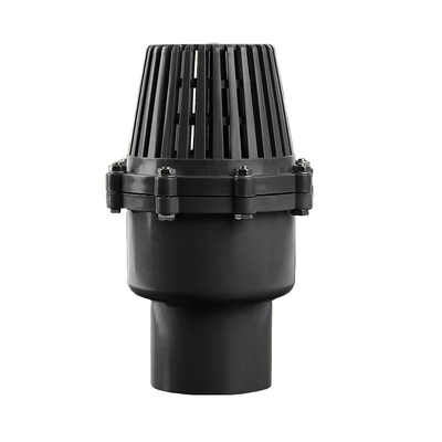 1.0MPA Pression 4 pouces soupape de pied en UPVC pour des performances de pompage durables