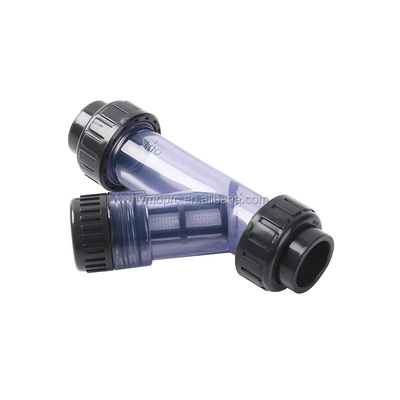 L'élastique en PVC transparent de 1 pouce Y-Strainer est fabriqué selon les normes ASTM/DIN/ASNZ/JIS