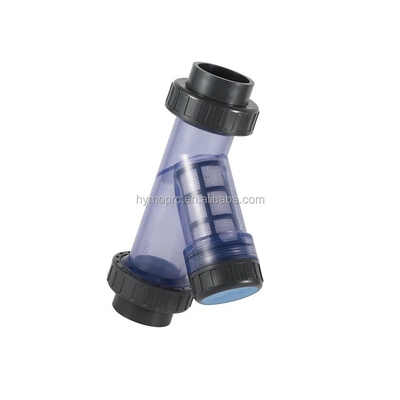L'élastique en PVC transparent de 1 pouce Y-Strainer est fabriqué selon les normes ASTM/DIN/ASNZ/JIS