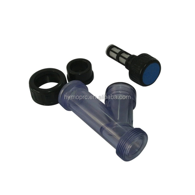 L'élastique en PVC transparent de 1 pouce Y-Strainer est fabriqué selon les normes ASTM/DIN/ASNZ/JIS