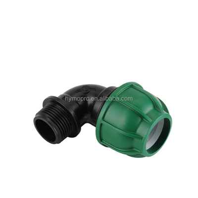 20-110MM PP raccords de tuyaux de compression connexion de bride forgée pour les acheteurs d'irrigation
