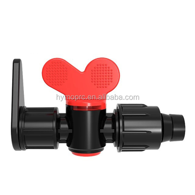 16 mm / 20 mm PP mini vanne à bille en plastique pour le contrôle de l'irrigation 100 M de longueur
