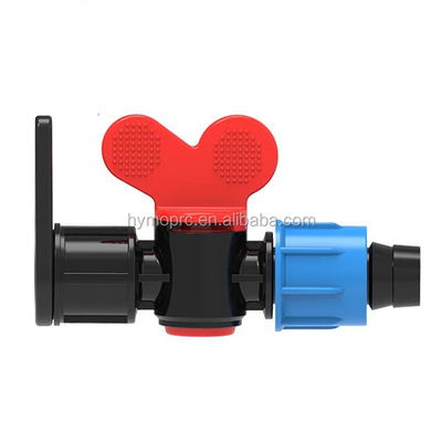16 mm / 20 mm PP mini vanne à bille en plastique pour le contrôle de l'irrigation 100 M de longueur