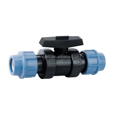32 mm Couleur bleue PP raccords de compression et vannes pour l'irrigation Blanc gris Couleur