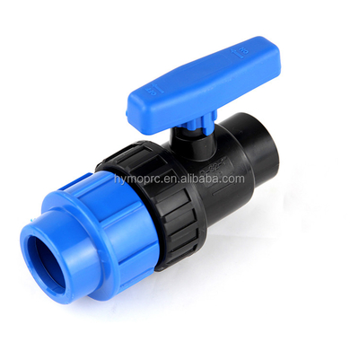 32 mm Couleur bleue PP raccords de compression et vannes pour l'irrigation Blanc gris Couleur