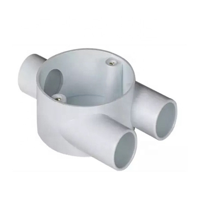 Échantillon gratuit de conduit de câblage électrique avec raccordement de tuyaux électriques en PVC standard DIN de 20 mm