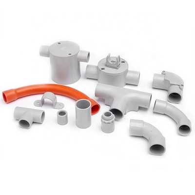 Échantillon gratuit de conduit de câblage électrique avec raccordement de tuyaux électriques en PVC standard DIN de 20 mm
