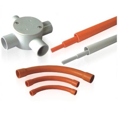 Échantillon gratuit de conduit de câblage électrique avec raccordement de tuyaux électriques en PVC standard DIN de 20 mm