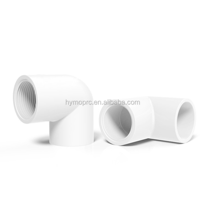 Tableau 40 raccords de tuyaux d'eau en PVC 1 pouce coude en PVC pour NPT BSP fil BSPT sur le marché