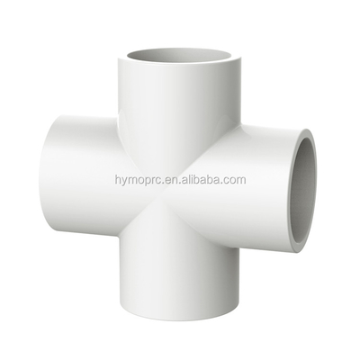 Épaisseur standard Fabrication de couleur blanche Sch40 UPVC PVC Pipe adaptateur