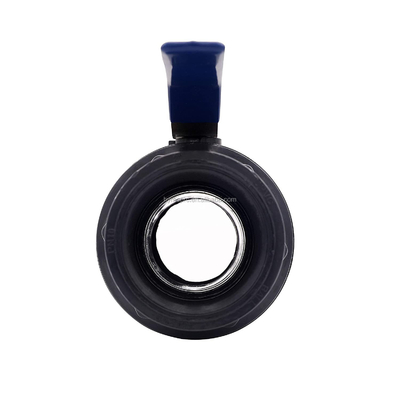 Personnalisez une vanne à bille en plastique en PVC de couleur noire de 1,5 pouce avec le service et le matériel OEM
