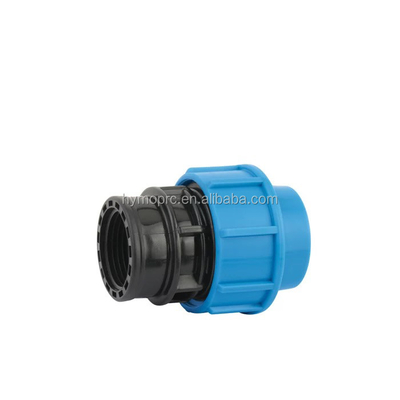 BSPT fil couleur bleue PP couplage de compression pour la longueur standard fabriqué