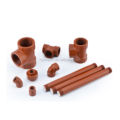 Pièces de raccordement de plomberie PPH Pièces de raccordement de tuyauterie avec longueur standard et type de fil NPT BSP BSPT