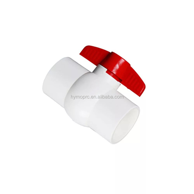 Ventilateur à bille octogonale en PVC de longueur standard avec prise 1/2 et vannes en plastique ANSI