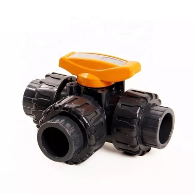 Valve de commande de port T 3 voies de 1 pouce avec pression de 1,0 MPA et connexion prise/fil