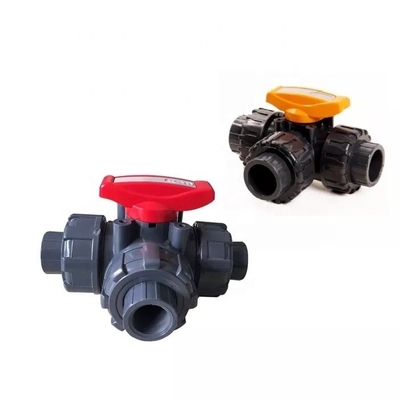 Valve de commande de port T 3 voies de 1 pouce avec pression de 1,0 MPA et connexion prise/fil