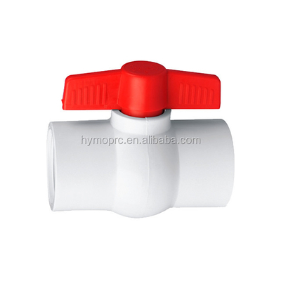Valve d'irrigation en plastique 2 pouces de main longue Valve à bille en PVC pour une expédition rapide