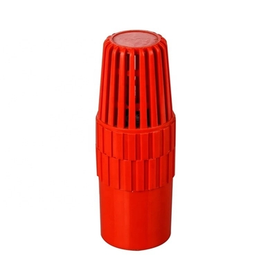 1 pouce de soupape de pied en PVC couleur rouge soupape à bille avec couleur gris blanc par les leaders de l'industrie
