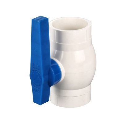 1 soupape à bille en PVC avec poignée supportée par OEM STANDARD Longueur ASTM/DIN/ASNZ/JIS Standard