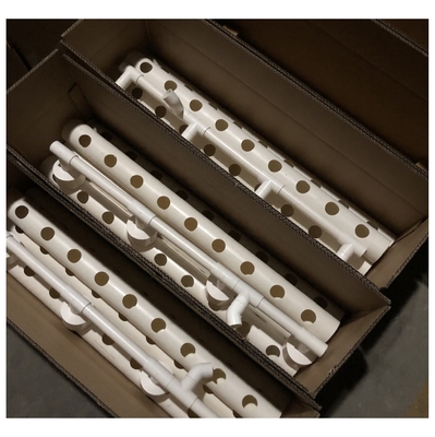 Système hydroponique de tuyaux en PVC ronde de 63 mm 75 mm de couleur blanche avec les besoins des acheteurs B2B à l'esprit