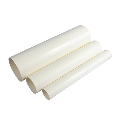 Fabrication en gros ASTM D1785 Tableau 40 Pipe en PVC avec échantillon de matériau en PVC-U