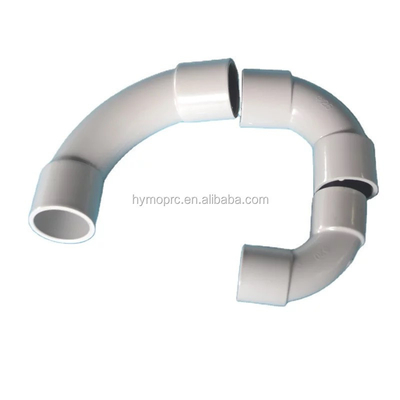 20 mm 25 mm PVC électrique conduit L raccords en couleur blanche avec épaisseur standard