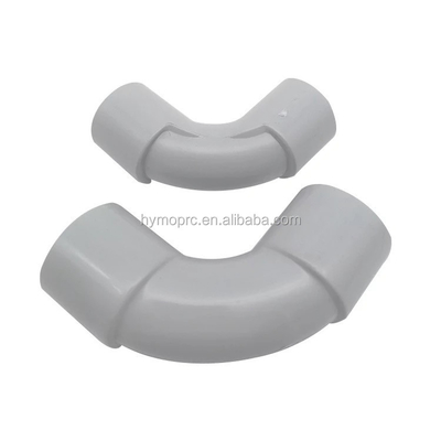 20 mm 25 mm PVC électrique conduit L raccords en couleur blanche avec épaisseur standard