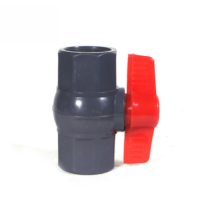 Fabrication de soupape à bille à double union en PVC de 6 pouces pour le service de manutention et de moulage ABS