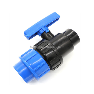 32 mm Couleur bleue PP raccords de compression et vannes pour l'irrigation Blanc gris Couleur