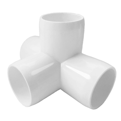 Pipe de connecteur à coude à 4 voies ASTM PVC pour tuyaux en PVC SCH40 épaisseur 1/2&quot;-12&quot;