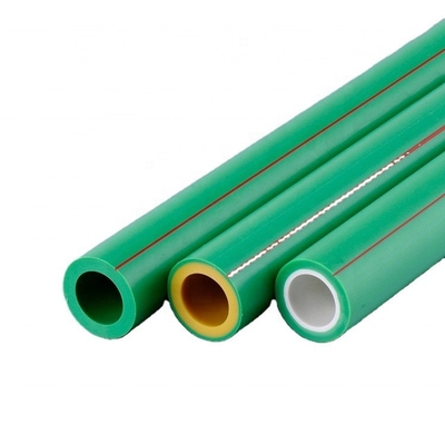 Pipe PPR PN16 à connexion de colle pour eau chaude en blanc vert