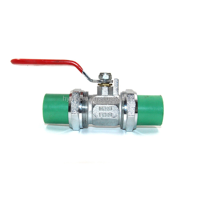 Ventilateur à bille de 32 mm PPR fabriqué par PPR Valve et Standard ASTM/DIN/ASNZ/JIS OEM