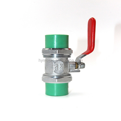 Ventilateur à bille de 32 mm PPR fabriqué par PPR Valve et Standard ASTM/DIN/ASNZ/JIS OEM