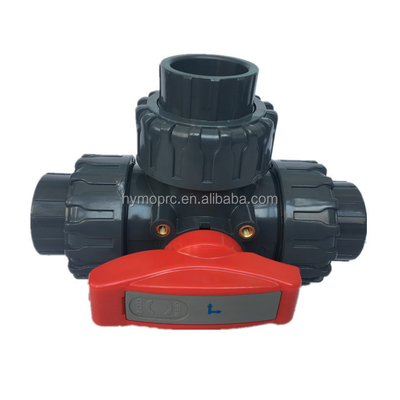 Ventilateur de trois voies en plastique OEM pour piscine 11/2 PVC