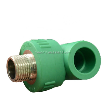 L'équipement de plomberie en laiton insert en plastique PPR raccords de tuyaux Coude pour la distribution de l'eau 20 mm-400 mm