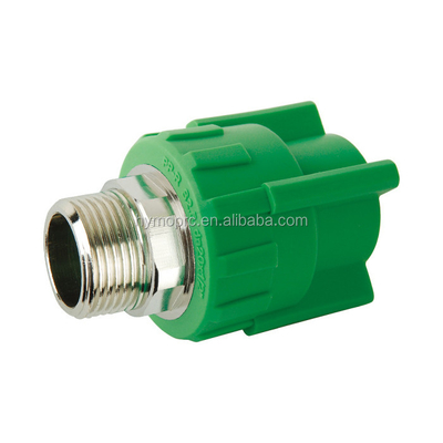 L'équipement de plomberie en laiton insert en plastique PPR raccords de tuyaux Coude pour la distribution de l'eau 20 mm-400 mm