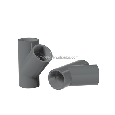 Couleur PN10 en UPVC pour raccords de plomberie d'approvisionnement en eau dans la norme DIN