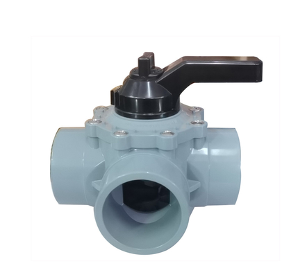 Ventilateur de trois voies en plastique OEM pour piscine 11/2 PVC