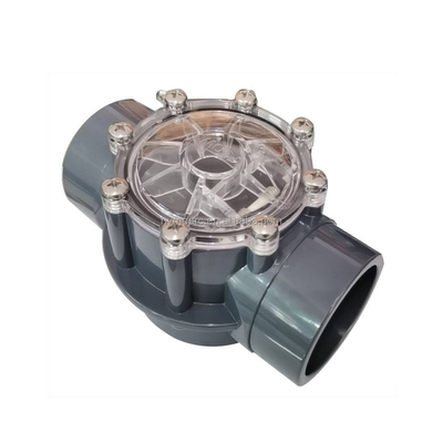 Ventilateur de contrôle à bille en PP pour pompe à puits haute pression Matériau de plomberie 1/2 &quot;-4&quot; Couleur grise