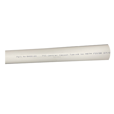 Pipe en PVC ronde de 2 pouces standard ASTM F 2158 pour l'installation dans un système de vide central