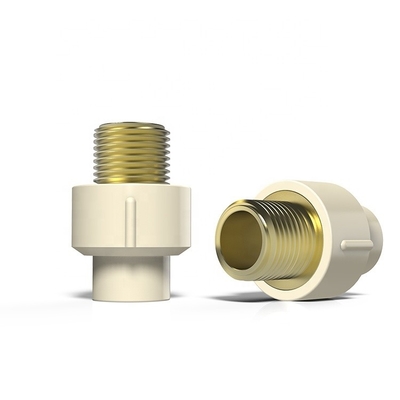 Pièces et raccords en CPVC pour l'approvisionnement en eau avec bride de raccordement forgée par fil BSPT